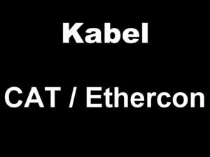 CAT/Ethercon Kabel