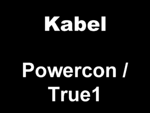 Powercon/PC True 1 Kabel